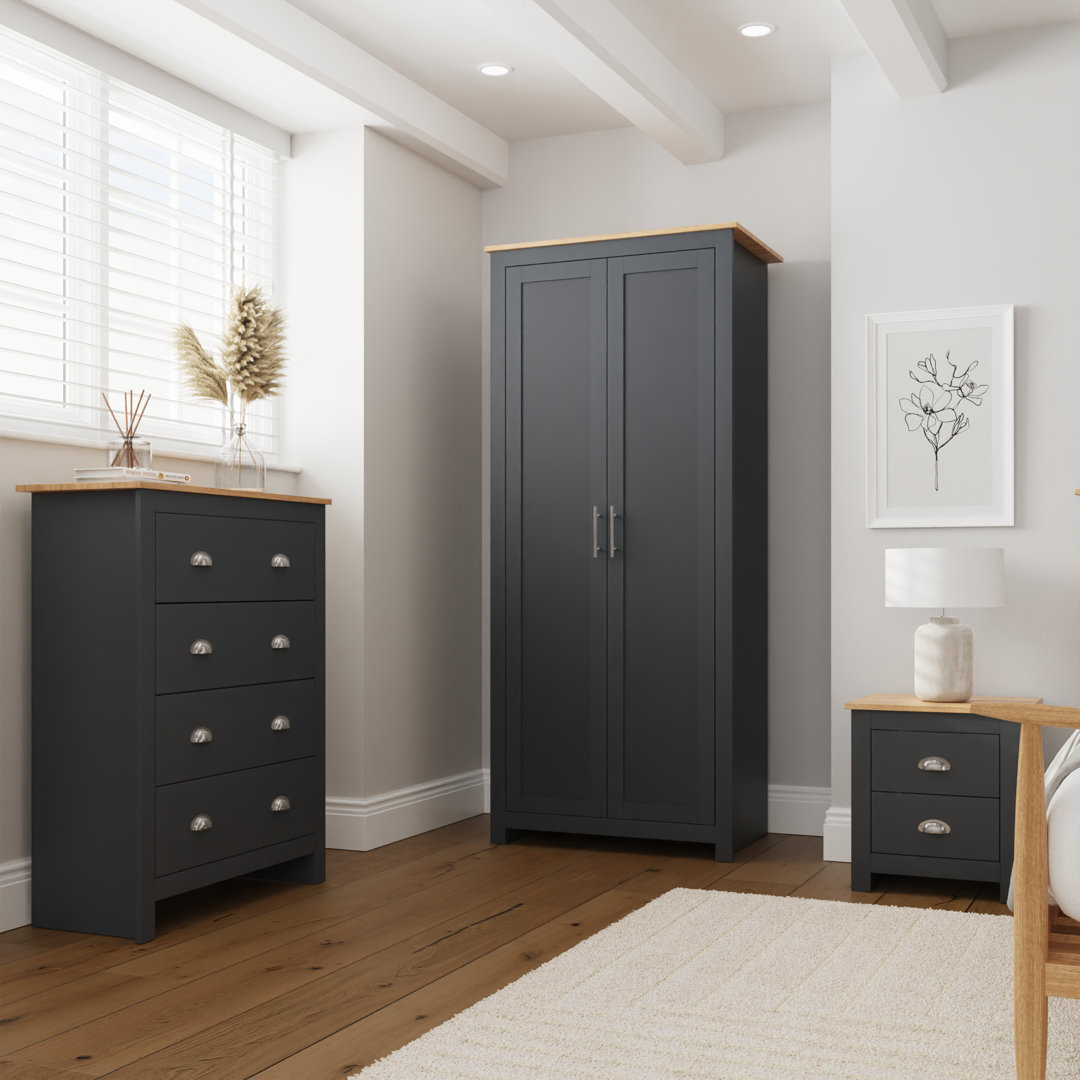 Three Posts 3 Piece Bedroom Set Blue